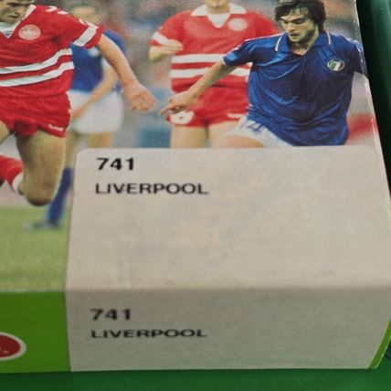 Subbuteo lw team ref 741 LIVERPOOL COMPLETE SET IN CORRECT LABEL BOX
