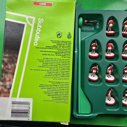 Subbuteo lw team ref 774 ARSENAL COMPLETE SET IN CORRECT LABEL BOX EUROPE 1994
