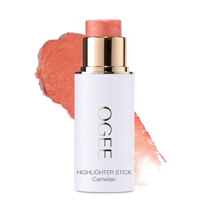 Ogee Sculpted Face Stick (CARNELIAN - SHEER LUMINOUS CORAL) Certified Organic Bl