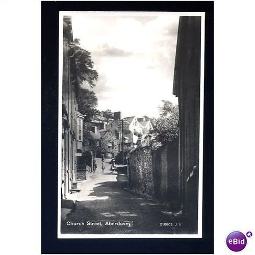 Wales ABERDOVEY Church Street Postcard by Valentine (210802)