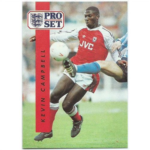 1990/1991 Pro Set Footbal - #10 - Kevin Campbell