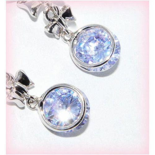 Sale Beautiful Cubic Zirconia Crystal Hook Plated Dangle Earrings Jewellery 1478