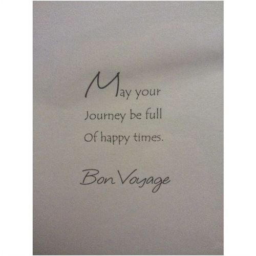 Bon Voyage