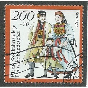 GER 1994 200pf+ 70 'NATIONAL COSTUMES- BETZINGEN' FINE USED (EBID48-543)