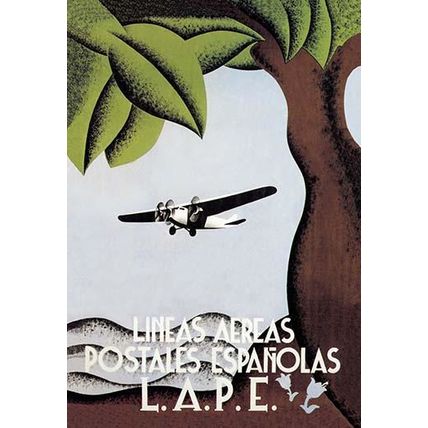 LAPE - Spanish Postal Airlines 20 x 30 Poster
