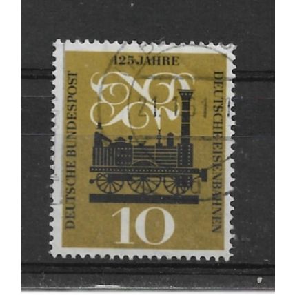 WestGermany.125th Anniversary of German Railways stamp.Fine Used.Nov21