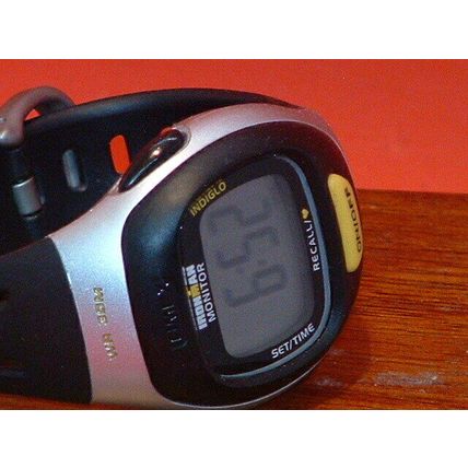 Pre Owned Timex Black Monitor Digital Sports Watch
