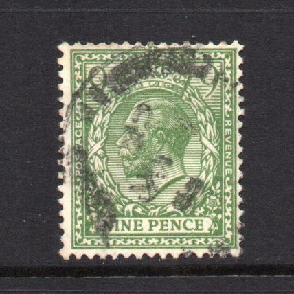 George V - 1924-26 - 9d Olive-Green (sg427) Used #3