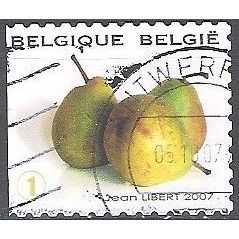 Belgique 2007 Michel 3738 O Cote (2008) 1.70 € Poires Cachet rond