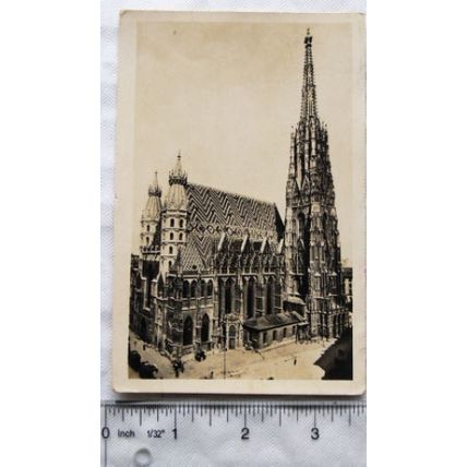 1926 postcard Stephen's Church, Vienna