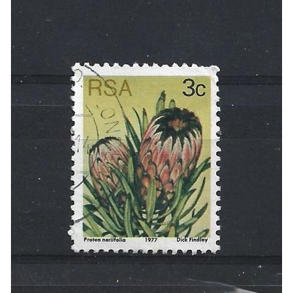 SouthAfrica.SG416 3c Protea Neriifolia.Fine Used.Sep25t