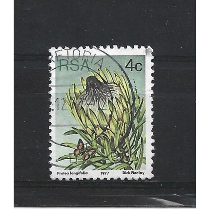 SouthAfrica.SG417 4c Protea Longifolia.Fine Used.Sep25w