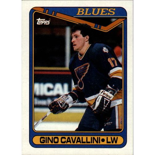 1990/91 Topps Hockey Gino Cavallini