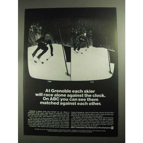 1968 ABC Television Ad - At Grenoble Skier Will Race