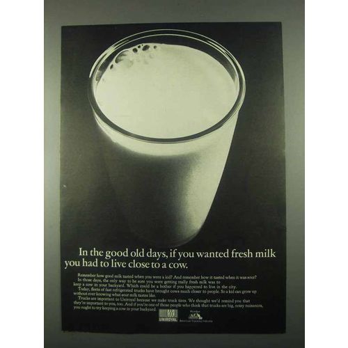 1967 Uniroyal Truck Tires Ad - If You Wanted Fresh Milk