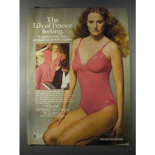 1980 Lily of France Rasa Knit Daywear & Sleepwear Ad
