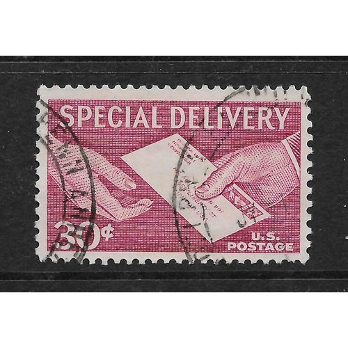 USA 1954 SPECIAL DELIVERY 30c LAKE SG E1067 FINE USED