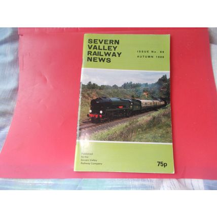 SEVERN VALLEY / ISSUE 89 / AUTUMN 1988 / (11/01) FREE POSTAGE U K