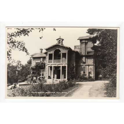 The Youth Hostel Bathwick Hill Bath Postcard RP Somerset