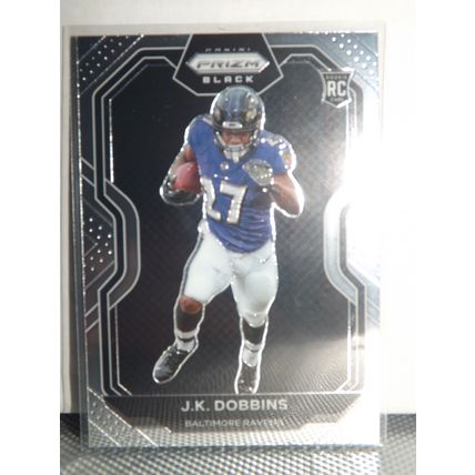 2020 Panini Chronicles J.K. DOBBINS (Ravens) Prizm Black Rookie Card #PB-6