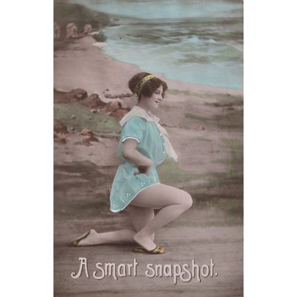 A Smart Snapshot German Real Photo Camera Glamour Old Postcard