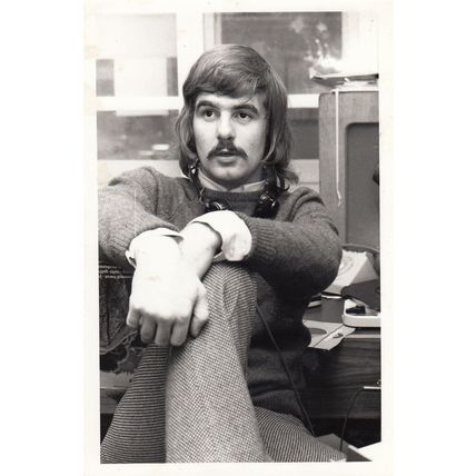 Robbie Vincent Radio DJ London LBC Soul Music Band Manager Hand Signed Photo