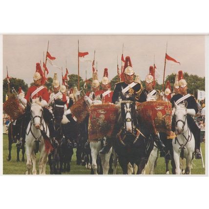 Norfolk Show in 1989 Military Cavalry in Grand Ring Norwich Postcard