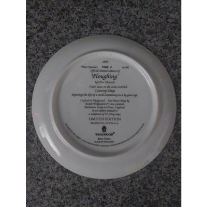 Bradford Exchange - Country Days Collection - Ploughing