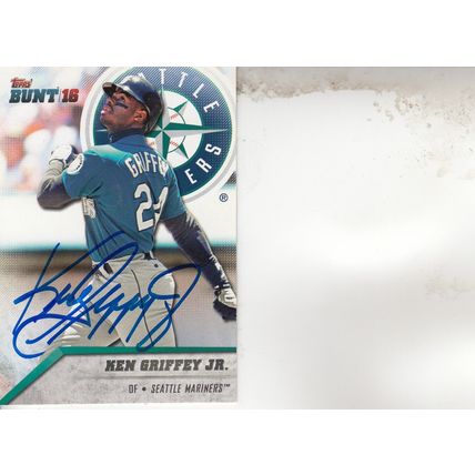 KEN GRIFFEY JR 2016 AUTOGRAPHED SEATTLE MARINERS HOF ALL-STAR HOME RUN CHAMPION