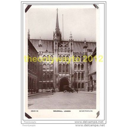 GUILDHALL, LONDON, ENGLAND, 1910/20s?, Postcard