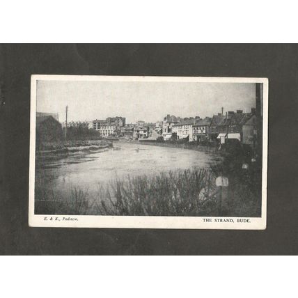 Postcard Cornwall Bude The Strand E&K Padstow