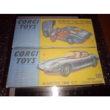 Corgi 324 Marcos 1800 GT Reproduction /Replica Box