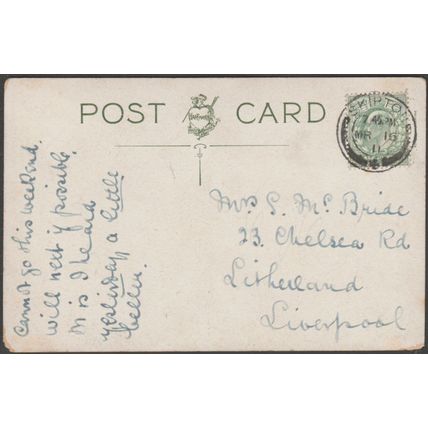 The Wishing Well, Moulin Huet, Guernsey, 1911 - Hartmann Postcard