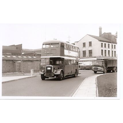 Black & White Photograph of Manchester Corporation Transport - PND 469