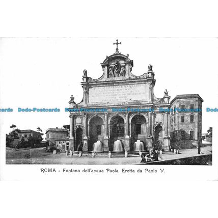 R093876 Roma. Fontana del Acqua Paola. Eretta da Paolo V