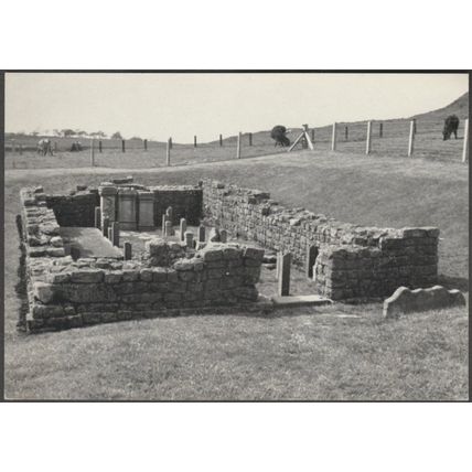 Mithraic Temple, Carrawburgh, Northumberland, c.1970s - Norman Ward Postcard