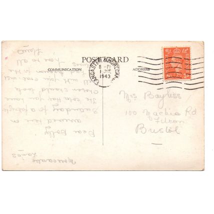 Heysham Point - Postally Used - Lancashire & Morecambe 1 JNE 1943 Postmark