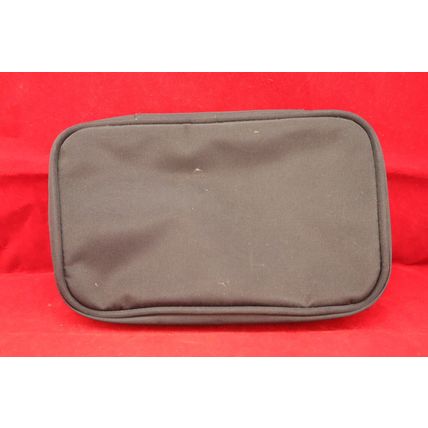 Vintage Dark Blue Continental Airlines Travel Amenity Toiletry Zipper Bag