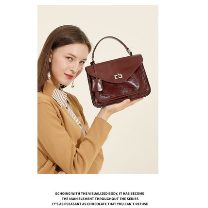 Genuine Leather Women Shoulder Handbag Tote Hobo Purses Handbag Red