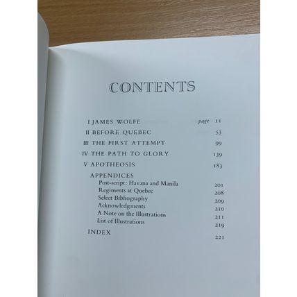 1972 1ST EDITION "WITH WOLFE TO QUEBEC" OLIVER WARNER HARDBACK BOOK (P4)