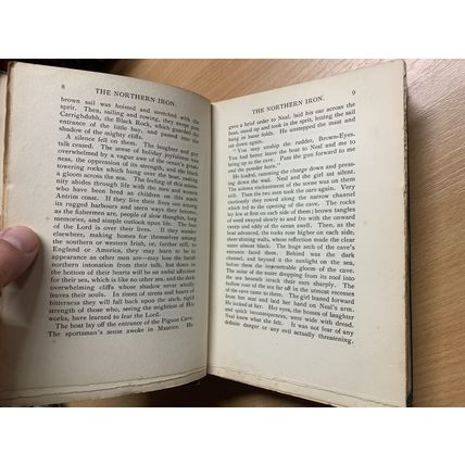 RARE* 1907 GEORGE A BIRMINGHAM "THE NORTHERN IRON" FICTION ANTIQUE BOOK (P4)