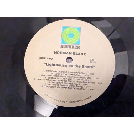 NORMAN BLAKE Light House Of The Shore LP vinyl record US folk 1985 Rounder