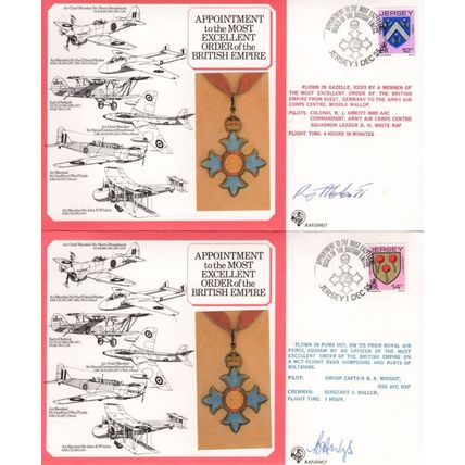 Appointment To The Most Excellent Order Of British Empire OBE 2x Hand Signed Mil