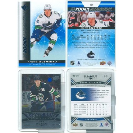 Andrei Kuzmenko 8x incl Autograph, Jersey, Rcs, Inserts, Triple Diamond