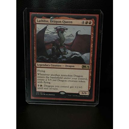 Lathliss, Dragon Queen Core Set 2019 Magic: the Gathering Trading Card