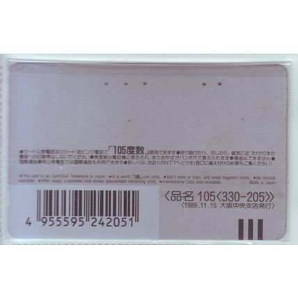 Dotombori Osaka Japan NTT Phone Card