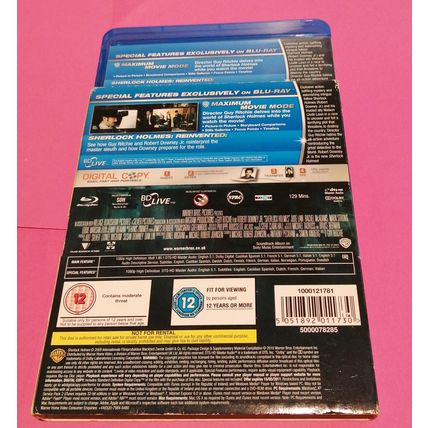 Blu-Ray & DVD - Sherlock Holmes (Holographic Sleeve)