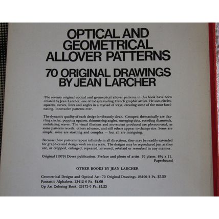 Jean Larcher Optical Art & Allover Patterns