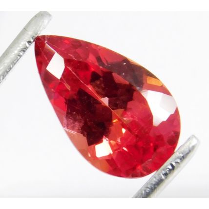 4.60 Ct Natural Mandarin Orange Peach Garnet Pear Cut Loose Gemstone