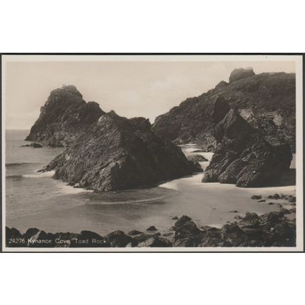 Toad Rock, Kynance Cove, Cornwall, c.1930s - RP Postcard